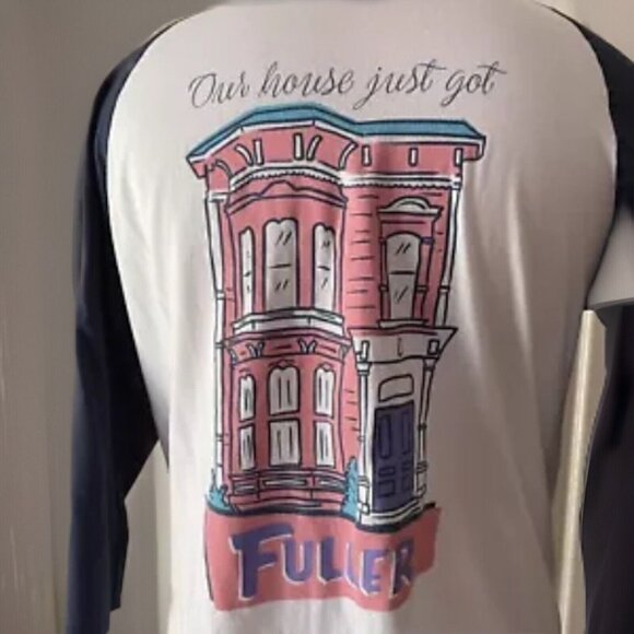 Alpha Delta Pi Bid Day T-Shirt Size Large Adpi Sorority Fuller House Shirt - Picture 3 of 10